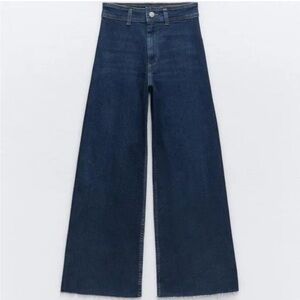 Zara Dark Marine Straight Leg Jeans